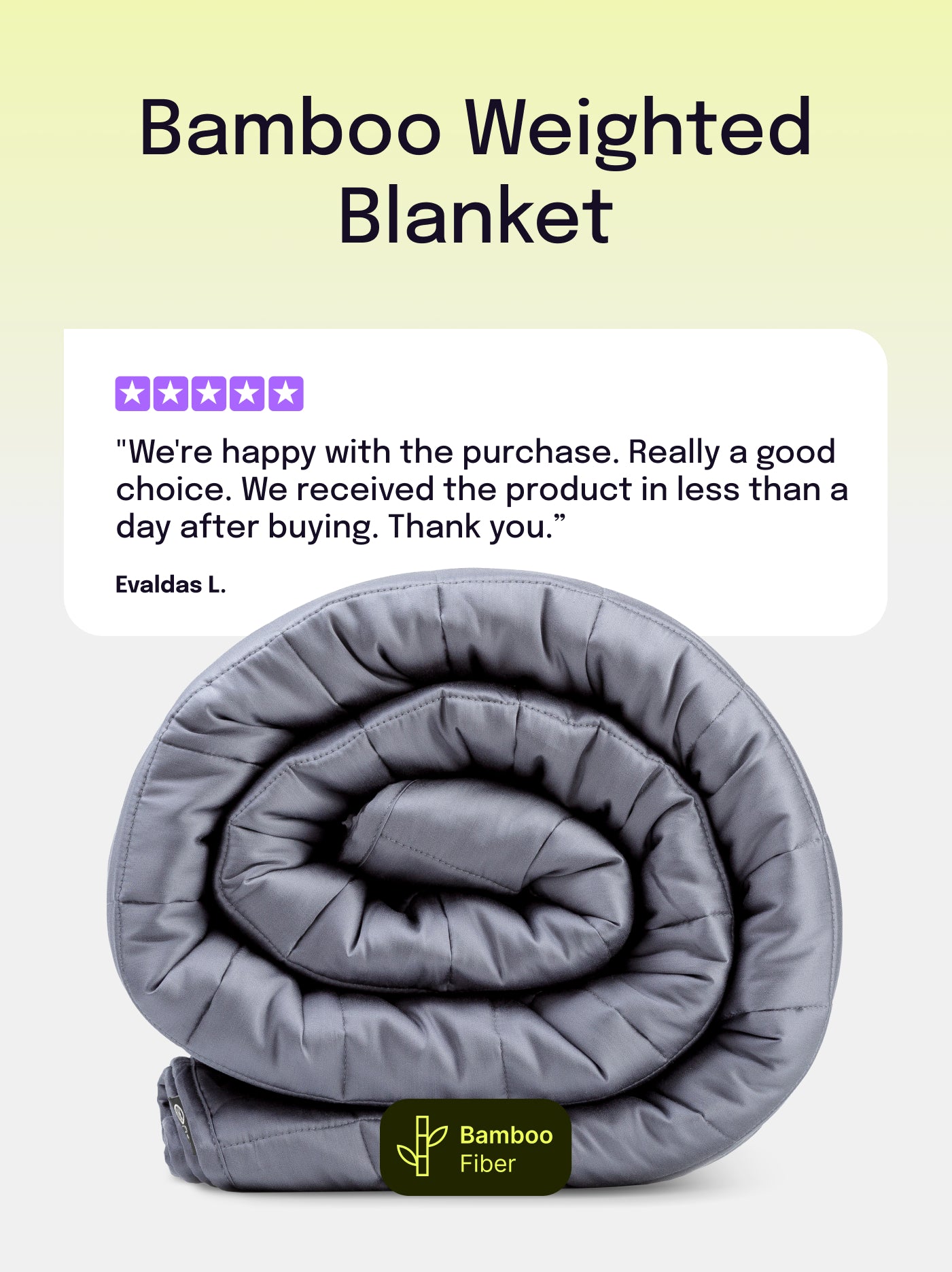 Kołdra obciążeniowa z bambusa