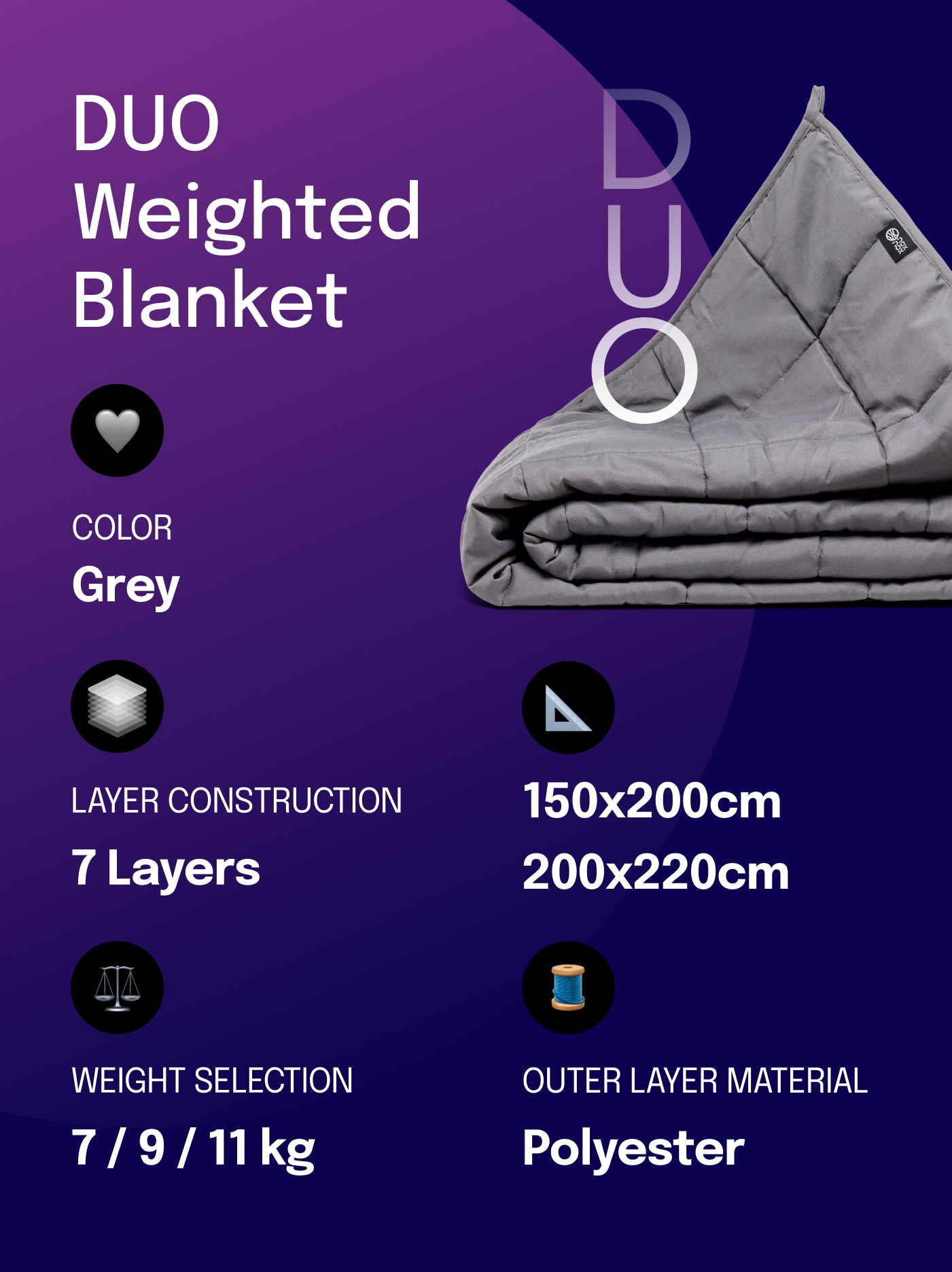 DUO Kołdra Obciążeniowa