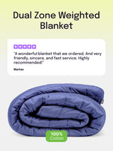Bawełniany koc obciążeniowy „Dual Zone”