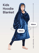 Dziecięcy polarowy kocobluz z kapturem