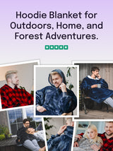 Polarowy kocobluz z kapturem dla mężczyzn