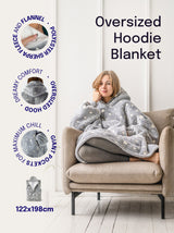 Polarowy kocobluz z kapturem dla kobiet