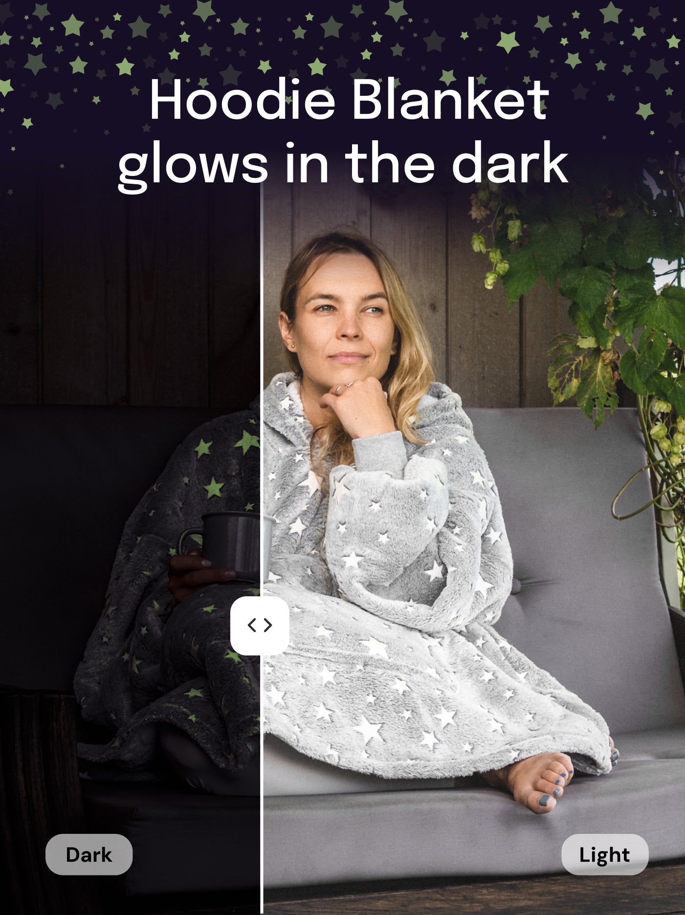 Polarowy kocobluz z kapturem dla kobiet