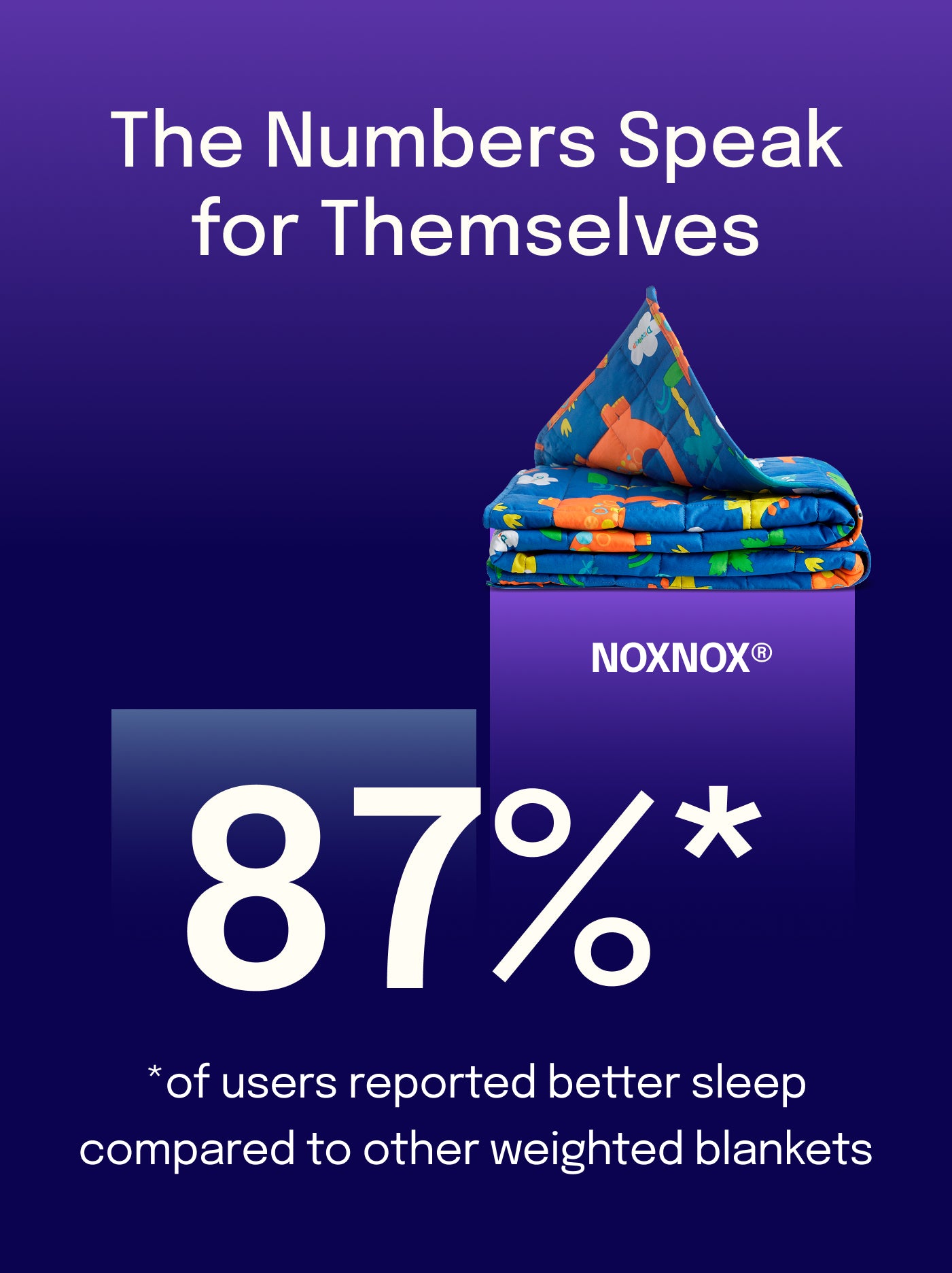 Kołderka obciążeniowa dla dzieci z pokrowcem