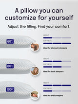 Poduszka z regulacją wypełnienia Spacepillow