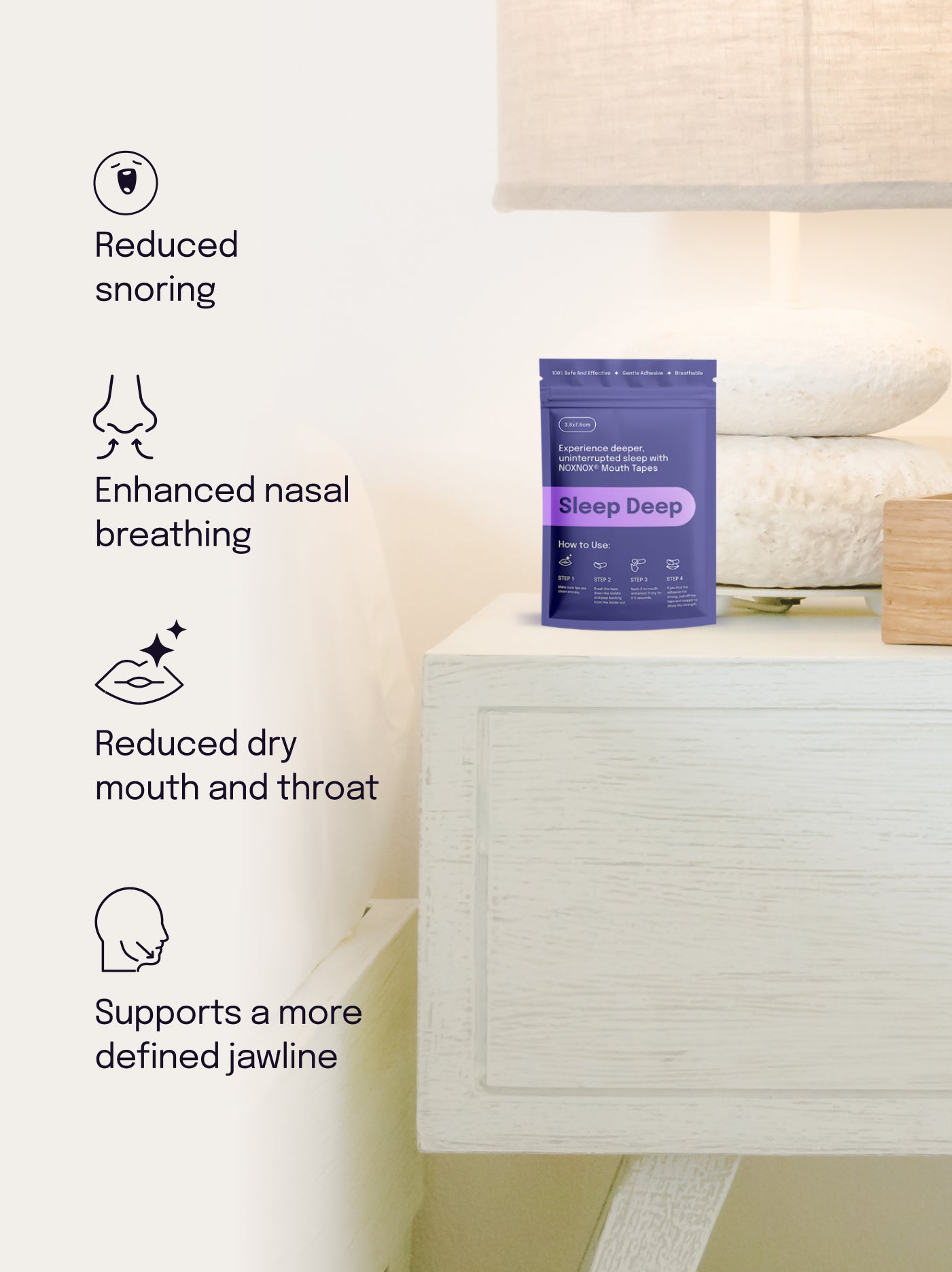 Taśmy do ust na sen