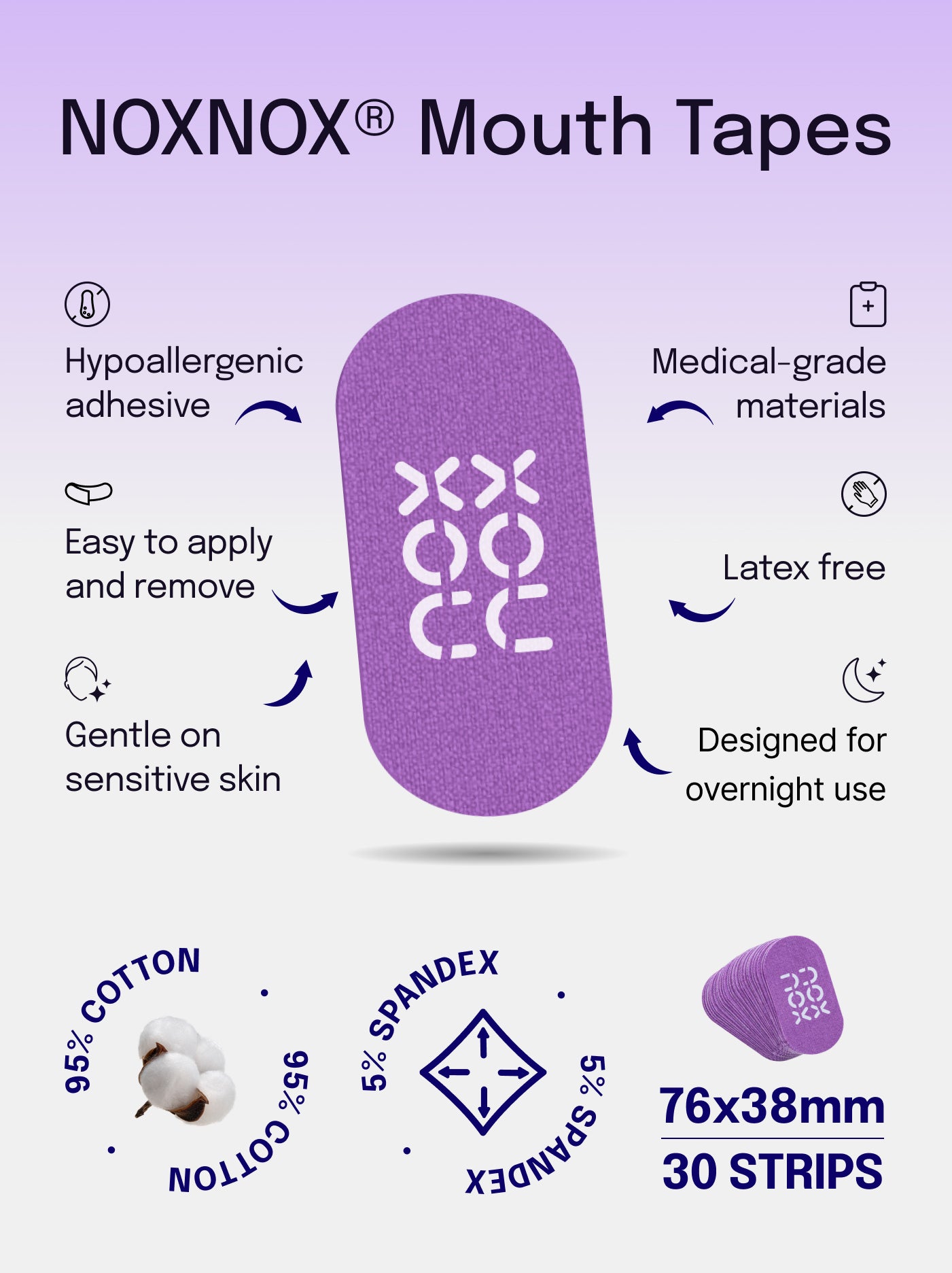 Taśmy do ust na sen