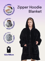 Polarowy kocobluz zapinany